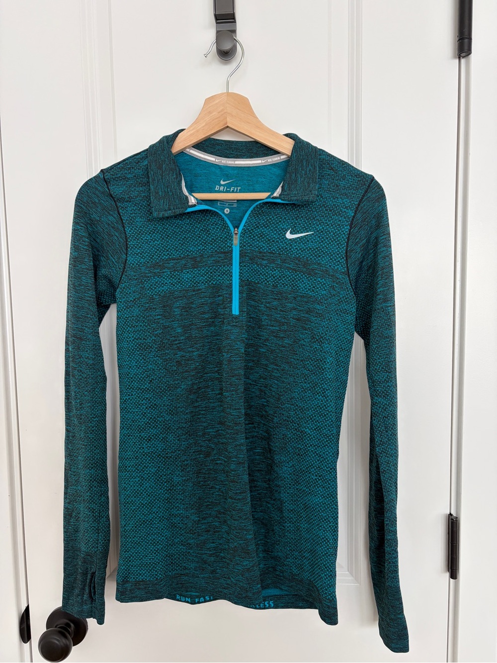 Nike Tech Knit Element Quarter-Zip - Blue lagoon